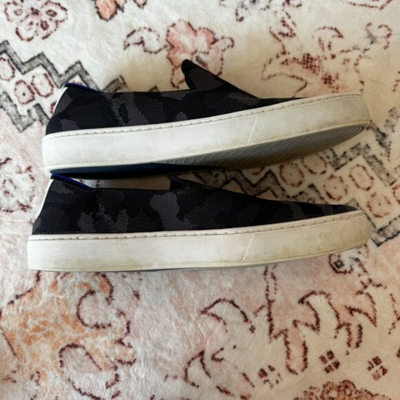 Rothy's The Original Slip On Sneaker in Grey Camo - Picture 4 of 6